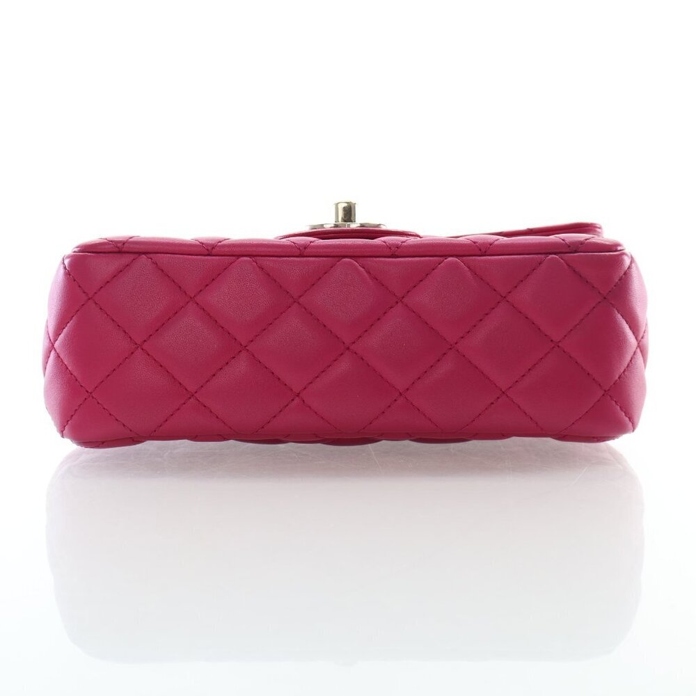 Chanel Mini Lambskin Crystal Rectangular Top Hand… - image 9